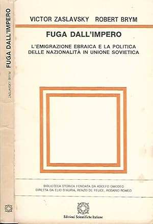 Immagine del venditore per Fuga dall'impero L'emigrazione ebraica e la politica delle nazionalit in Unione Sovietica venduto da Biblioteca di Babele