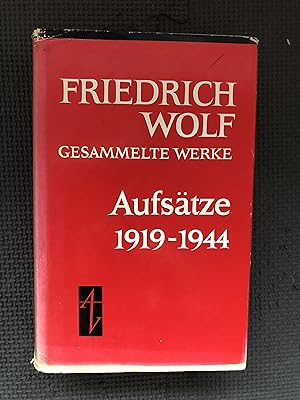 Gesammelte Werke; Aufsätze 1919-1944