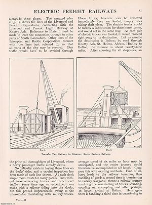 Seller image for The Conveyance of Goods on Electric Trolley Lines. A complete two part original article from Engineering, 1901. for sale by Cosmo Books
