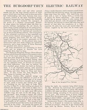 The Burgdorf-Thun Electric Railway. An original article from Engineering, 1901.