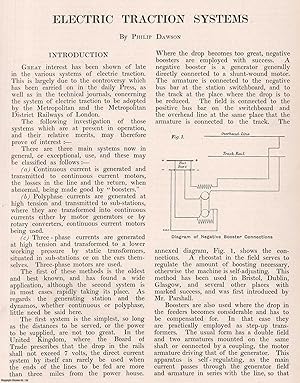 Electric Traction Systems. An original article from Engineering, 1901.