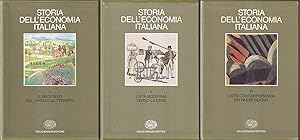 Storia dell'Economia Italiana. Vol. I, II e III