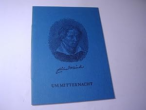 Seller image for Eduard Mrike: Um Mitternacht. Biographischer Essay und Kommentar von Dietrich Schneider for sale by Antiquariat Fuchseck