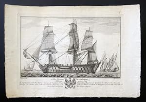 Bild des Verkufers fr Nave Francese di 110 cannoni. zum Verkauf von BOTTEGHINA D'ARTE GALLERIA KPROS