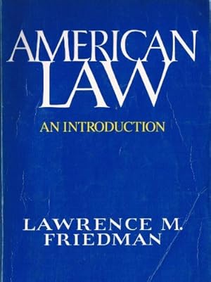 Image du vendeur pour American Law mis en vente par Redux Books