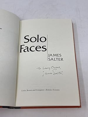 Seller image for SOLO FACES (SIGNED) for sale by Aardvark Rare Books, ABAA