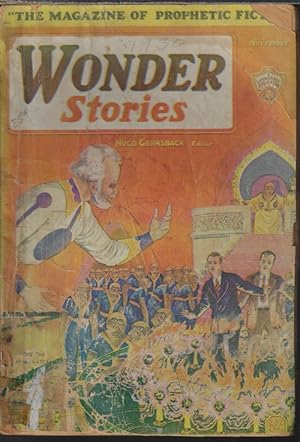 Image du vendeur pour WONDER Stories: November, Nov. 1930 mis en vente par Books from the Crypt