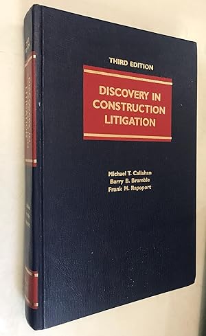 Seller image for Discovery in Construction Litigation: With 2005 Cumulative Supplement. for sale by Once Upon A Time
