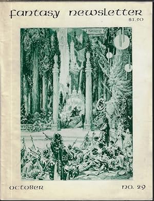 Seller image for FANTASY NEWSLETTER: No. 29, October, Oct. 1980 for sale by Books from the Crypt