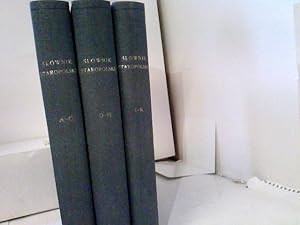 Konvolut: 3 Bände (von11) Slownik Staropolski.