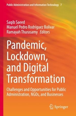 Imagen del vendedor de Pandemic, Lockdown, And Digital Transformation 1st ed. 2021 a la venta por GreatBookPrices