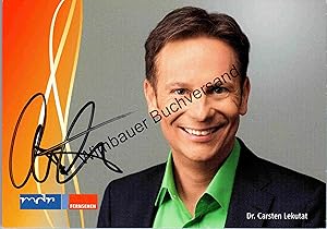 Bild des Verkufers fr Original Autogramm Carsten Lekutat MDR /// Autograph signiert signed signee zum Verkauf von Antiquariat im Kaiserviertel | Wimbauer Buchversand