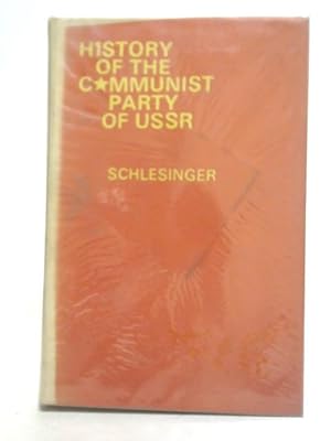 Seller image for History of The Communist Party of USSR for sale by World of Rare Books