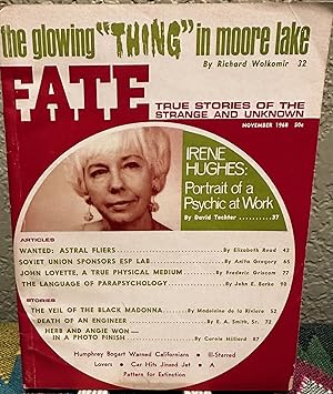 Fate Magazine; True Stories of the Strange and Unknown November 1968 Vol. 21 No. 11 Issue 224