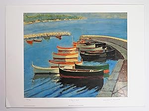 Immagine del venditore per A Study of Boats, a limited and numbered lithograph reproduction of Churchill's c.1933 painting Hand-numbered copy 320 of 750 venduto da Churchill Book Collector ABAA/ILAB/IOBA