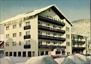 Bild des Verkufers fr Ansichtskarte / Postkarte Baiersbronn im Schwarzwald, Hotel Gasthof Rose, Auenansicht, Winter, Inh. Gaiser zum Verkauf von akpool GmbH