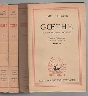 Goethe Histoire d'un homme
