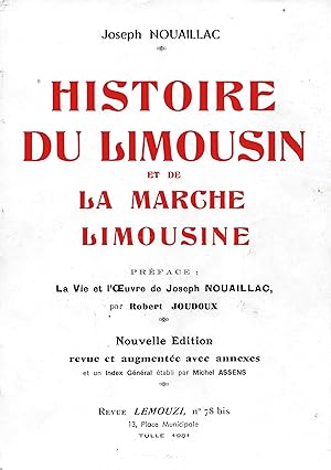 Histoire du Limousin et de la Marche limousine