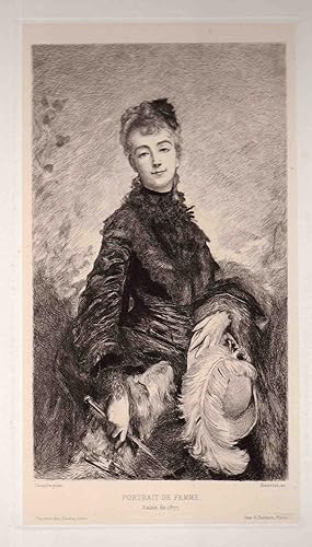 Portrait de femme. Salon de 1877.