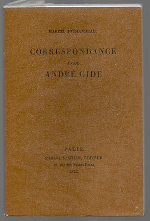 Image du vendeur pour Correspondance avec Andr Gide mis en vente par Librairie Seigneur