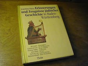 Seller image for Erinnerungen und Zeugnisse jdischer Geschichte in Baden-Wrttemberg. for sale by Antiquariat Berghammer