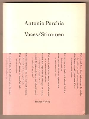 Imagen del vendedor de Voces / Stimmen. Mit einem Essay von Roberto Juarroz. Herausgegeben und aus dem argentinischen Spanisch bersetzt von Juana und Tobias Burghardt. a la venta por Antiquariat Neue Kritik