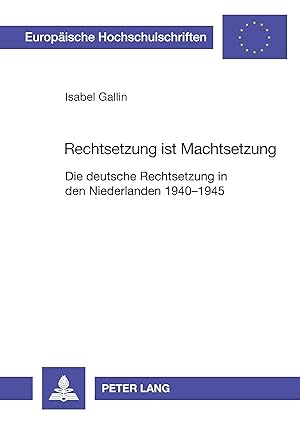 Seller image for Rechtsetzung ist Machtsetzung for sale by moluna