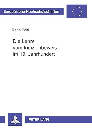 Seller image for Die Lehre vom Indizienbeweis im 19. Jahrhundert for sale by moluna