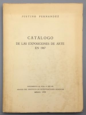 Imagen del vendedor de Catlogo de las exposiciones de arte en 1967 a la venta por Els llibres de la Vallrovira