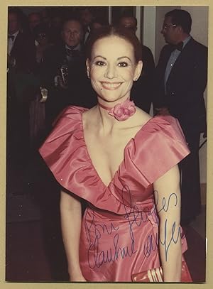 Image du vendeur pour Claudine Auger (1941-2019) - Rare signed photo - Cannes 1978 mis en vente par PhP Autographs