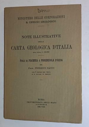 Note illustrative della carta geologica d'Italia