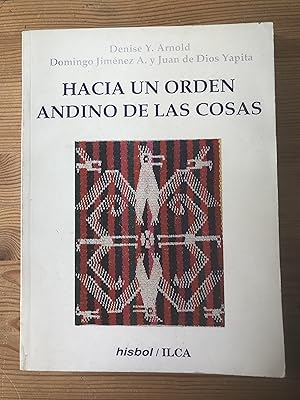 Imagen del vendedor de Hacia un orden andino de las cosas a la venta por Vrtigo Libros