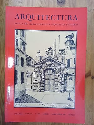 Image du vendeur pour Arquitectura. Revista del Colegio Oficial de Arquitectos de Madrid, 259, 1986 mis en vente par Vrtigo Libros
