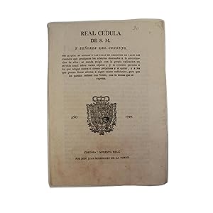 REAL CEDULA DE S.M. Y SEÑORES DEL CONSEJO POR LA CUAL SE APLICAN Á LAS CAXAS DE REDUCCIÓN DE VALE...