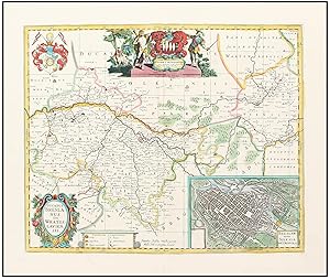 Image du vendeur pour MAPA ANTIGUO DE BRESLAVIA (WROCLAW). DUCATUS BRESLANUS SIVE WRATILAVIENSIS. mis en vente par LIBRERIA ANTICUARIA MARGARITA DE DIOS