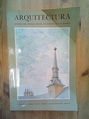Imagen del vendedor de Arquitectura. Revista del Colegio Oficial de Arquitectos de Madrid, 255, 1985. Especial Madrid a la venta por Vrtigo Libros