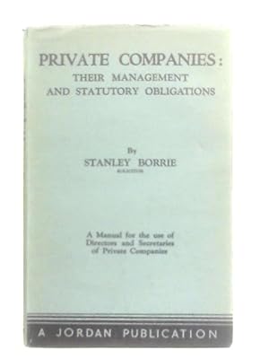 Imagen del vendedor de Private Companies a la venta por World of Rare Books