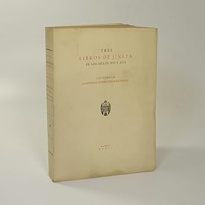 TRES LIBROS DE JINETA DE LOS SIGLOS XVI Y XVII