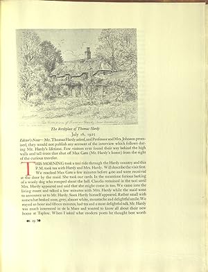 An Account of a Summers Pilgrimage Being a Journal of William Savage Johnson on a Trip to England...