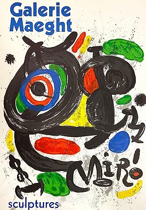 JOAN MIRO - Sculptures, 54 x 77 cm LITHOGRAPH