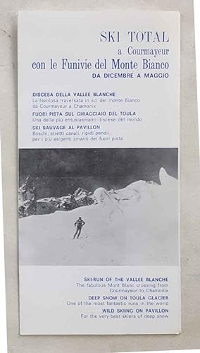 Ski total a Courmayeur con le Funivie del Monte Bianco. Da dicembre a maggio.