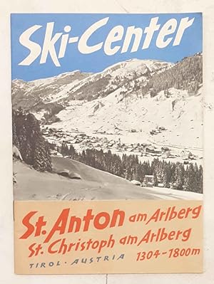 Ski-Center. St.Anton am Arlberg. St.Christoph am Arlberg. Tirol - Austria 1304 - 1800 m.