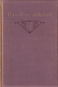 Bild des Verkufers fr Raschers Jahrbuch fr Schweizer Art und Kunst. zum Verkauf von Bcher Eule