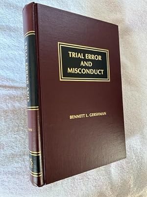 Imagen del vendedor de Trial Error and Misconduct a la venta por Tiber Books