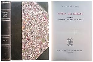 Storia dei romani. Volume II La conquista del primato in Italia