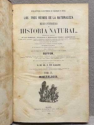 Imagen del vendedor de MUSEO PINTORESCO DE HISTORIA NATURAL. Tomo IX. Mineraloga a la venta por Auca Llibres Antics / Yara Prez Jorques