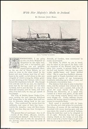 Image du vendeur pour With Her Majesty's Mails To Ireland : Holyhead to Kingstown, City of Dublin Steam Packet Company. An uncommon original article from The Strand Magazine, 1895. mis en vente par Cosmo Books