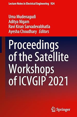 Immagine del venditore per Proceedings of the Satellite Workshops of ICVGIP 2021 venduto da moluna