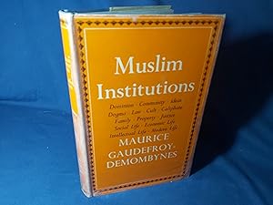 Seller image for Muslim Institutions(Hardback,w/dust jacket,4th Impression,1968) for sale by Codex Books