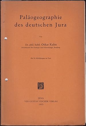 Bild des Verkufers fr Palogeographie der deutschen Jura. zum Verkauf von Graphem. Kunst- und Buchantiquariat